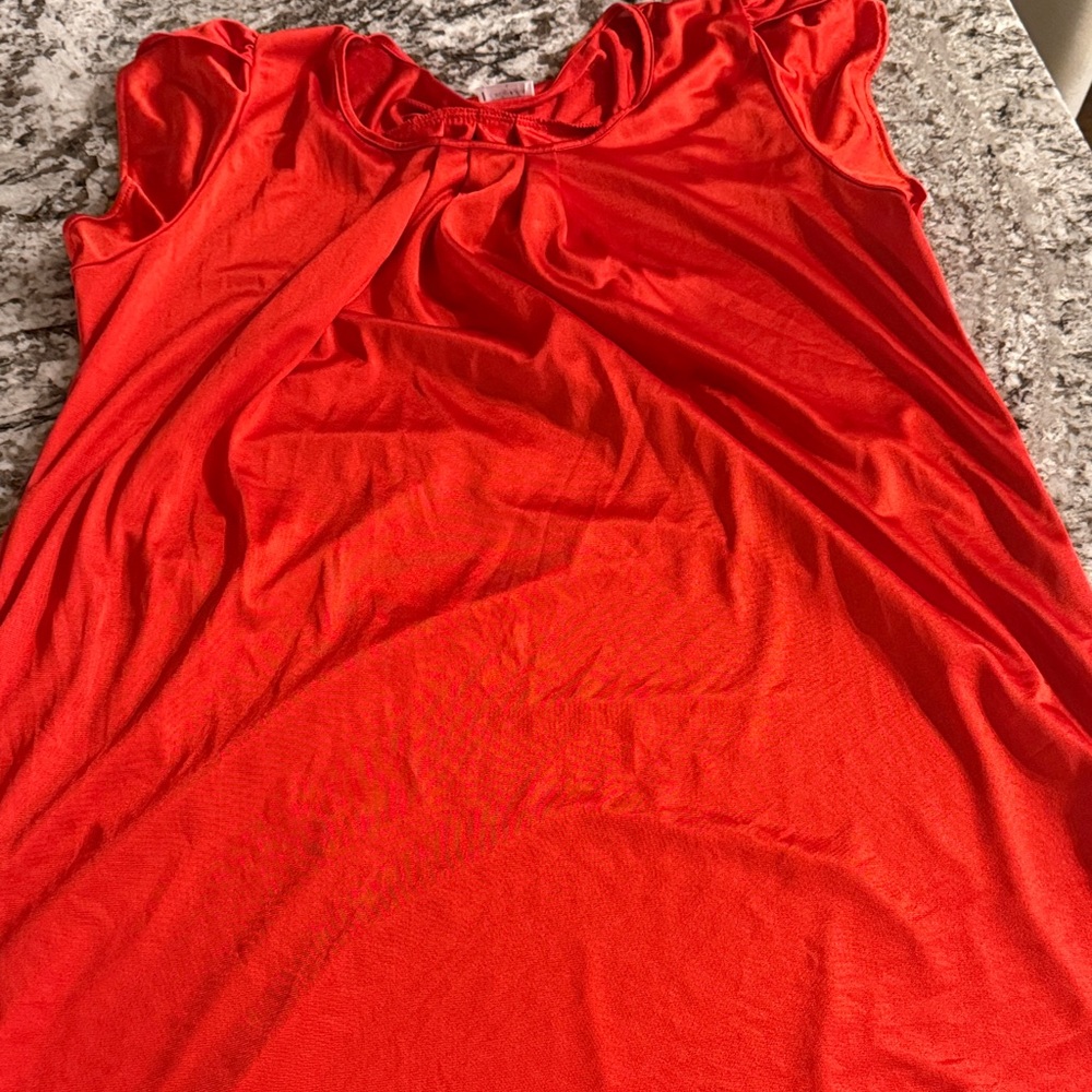 Elegant Red Chemise